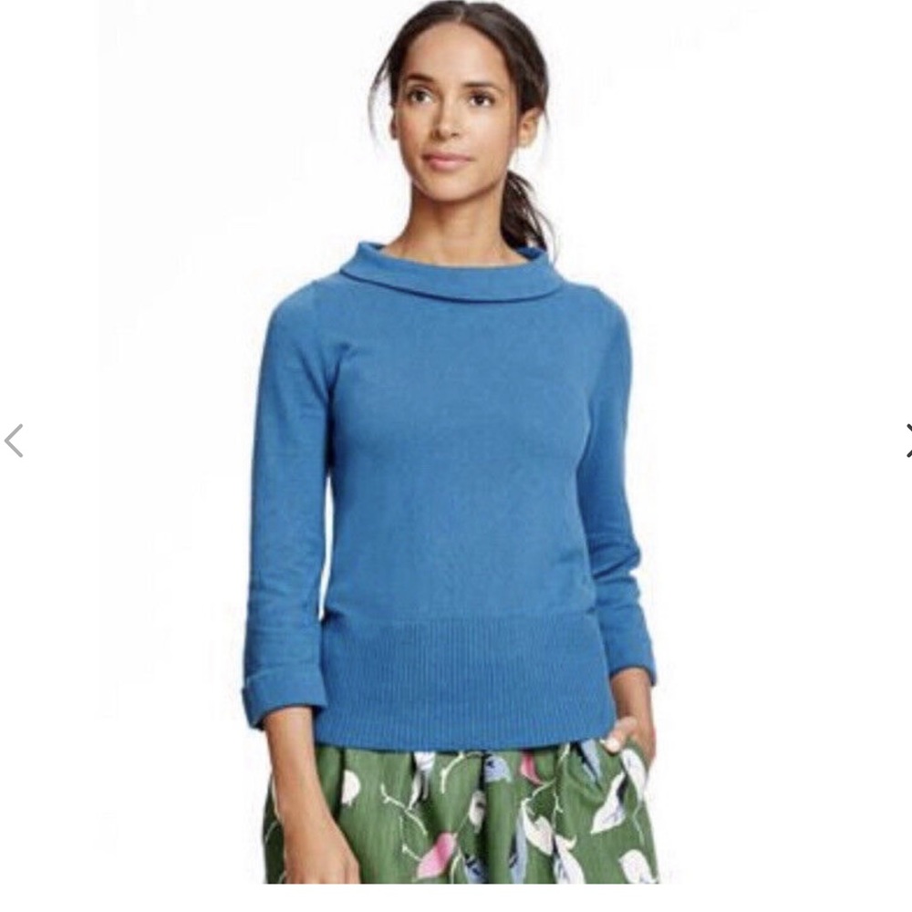 Boden PINK Pamela Jumper Cashmere Blend Sweater sz 8